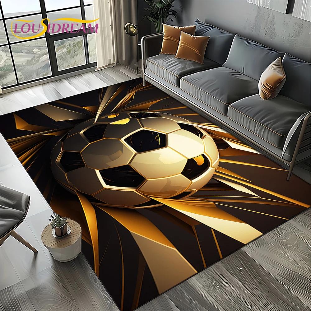 Football Field Soccer Sport 27 Style Carpet Rug for Living Room Bedroom Home Sofa Decoration,Kids Area Rug Non-slip Floor Mat