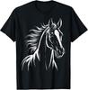 Equestrian Horse Silhouette Graphic Tee for Riders