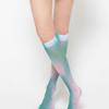 Romantic tiger Jelly bean mint knee stockings