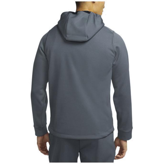 Nike Logo Print Zip-up Hooded Jacket Men Outerwear Gray DD2125-068
