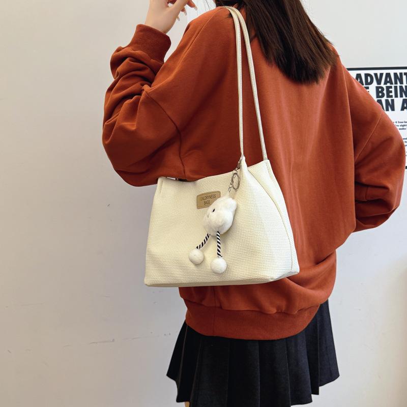 Women's New Versatile Simple Shoulder Bag, High-end Sensory Communication Shopping Bag