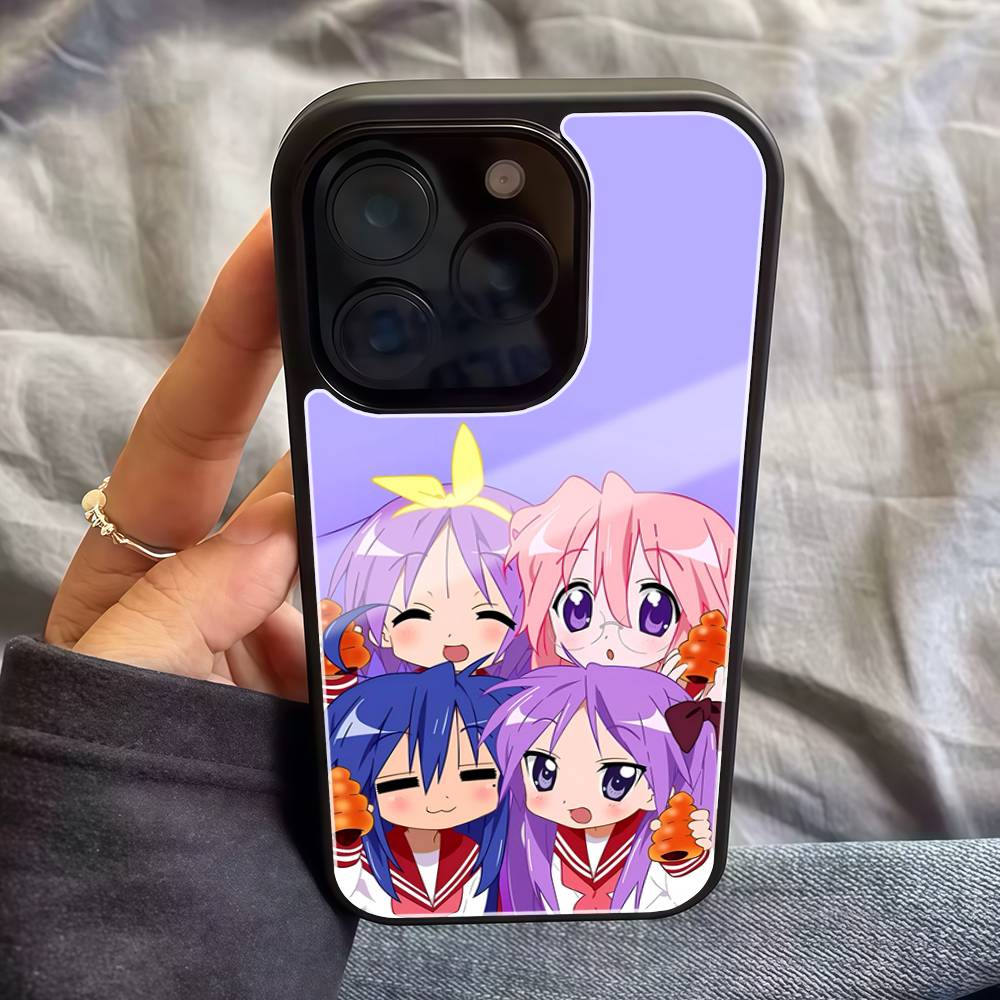 

Konata Izumi L-Lucky S-Star Phone Case For IPhone 17 16 15 14 13 12 11 Pro Xs Max Mini Plus Celulares Hard Funda iPhone 12