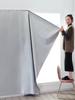 Self-Adhesive Blackout Cloth Curtains Double Sided 99% Shading Punch Free Blackout Curtain Sunshade Curtains