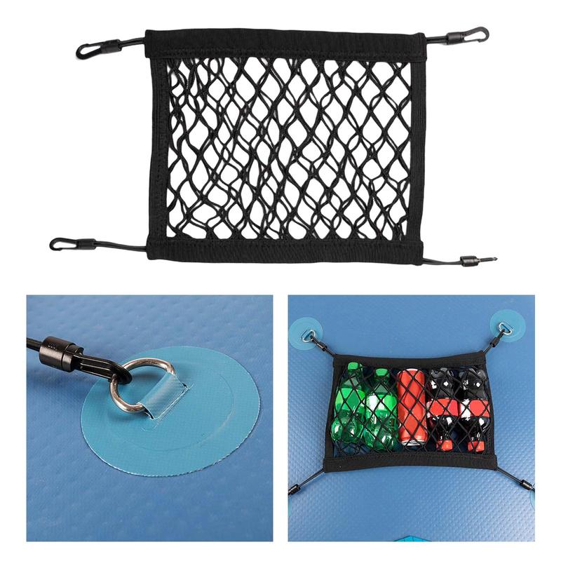 Paddleboard Deck Bag Pouch Mesh Bag for Surfboard Rafts Inflatable Boats Kayak Accessories