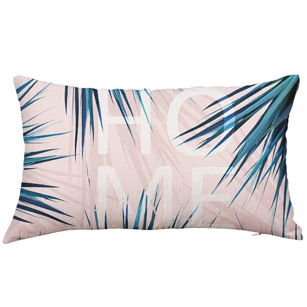 Rectangle Cushion Cover Silk Throw Pillow Case Pillowcase 