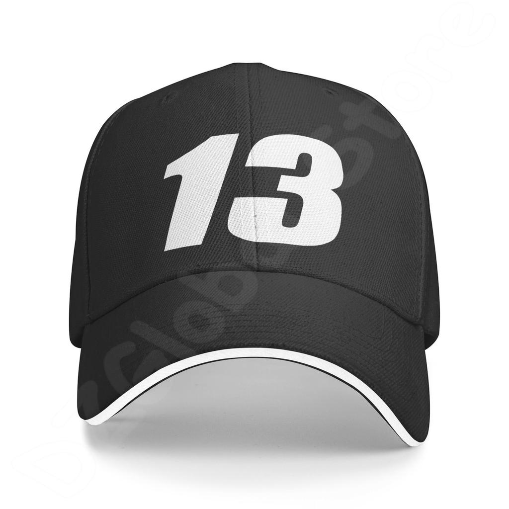 Number 13 Pattern Mesh Baseball Cap Trucker Hats Luxury Casual Cap Summer Sun Protection Caps for Men Women Fashion Denim Hat