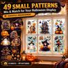 Halloween Dark Castle Static Cling Window Decals