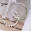 Refined Workmanship Bracelet Beaded Bangle for Women Faux Pearl