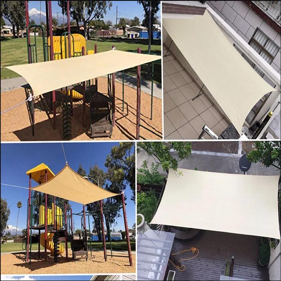 Waterproof Outdoor Sunshade Sail Tent for Patio, Camping, and Cars