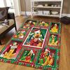 1pc Disney Cartoon Characters Pattern Carpet Area Rug Non-slip Carpet Hand Washable Floor Mat Suitable For Living Room Bedroom Home Decor