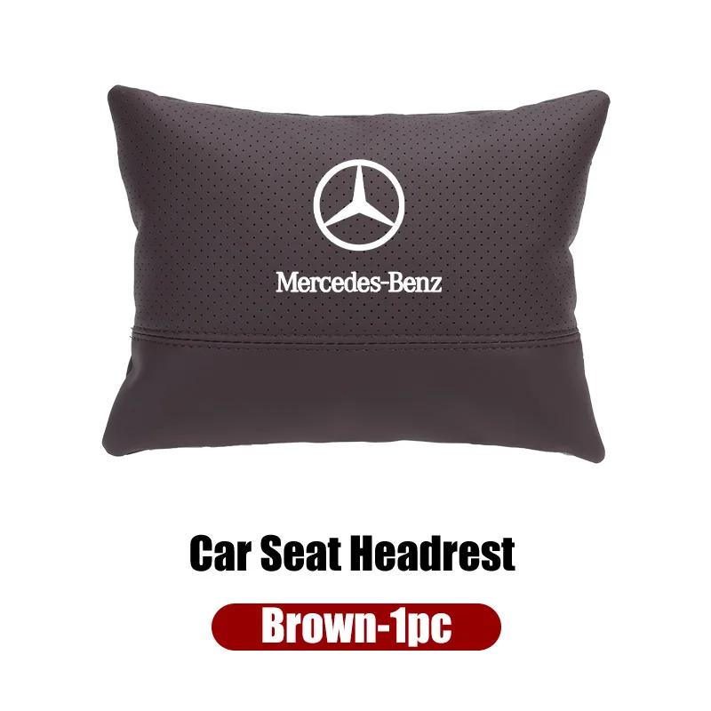ISD4 2026 Hot Car Headrest Interior Accessories Neck Pillow For Mercedes Benz AMG W204 W205 W203 W211 W212 W213 W201 W210 W124 W126 W