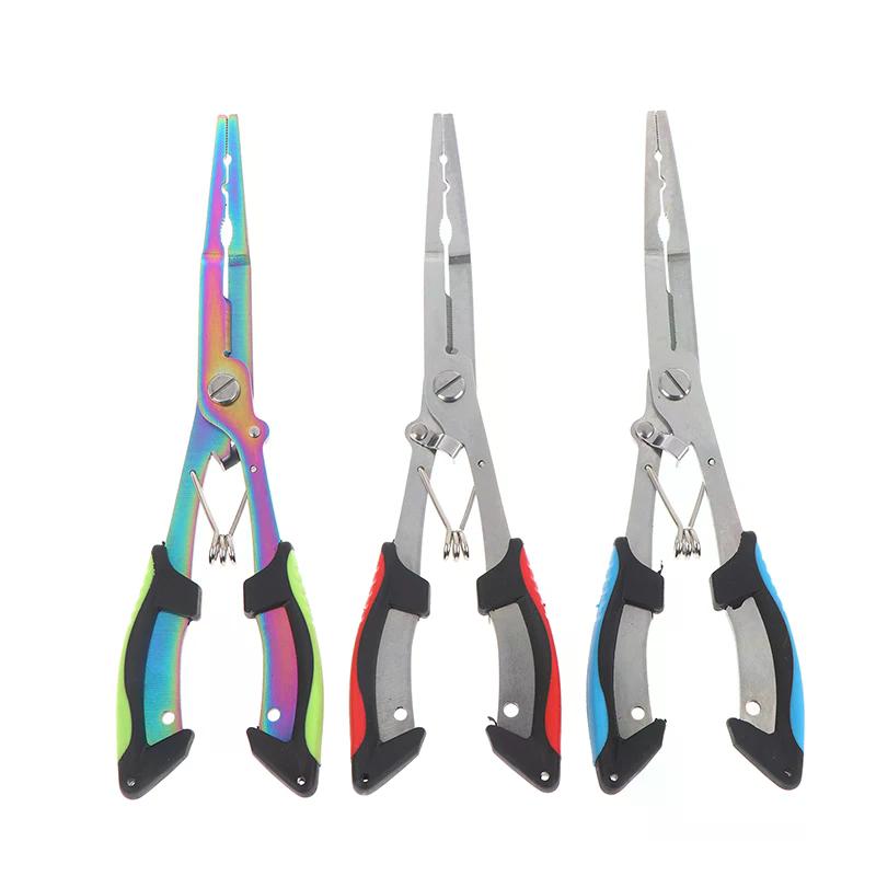 Multi-functional Fish Pliers Ergonomics Anti-slip Cut Fishing Line Fishing Tied Hooks Pliers Outdoor Tools Line Cutter