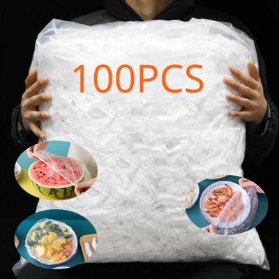 Disposable Food Cover Food Grade Fruit Vegetable Storage Bag Elastic Plastic Bag Kitchen Fresh Keeping Bag
