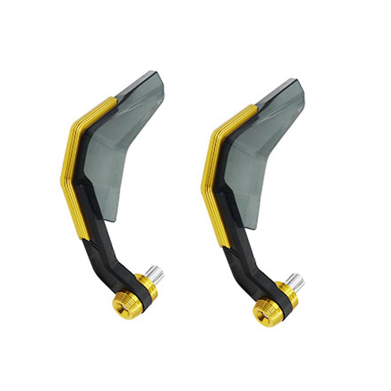 Windproof Universal 7/8" Handlebar Protectors for Motorcycle Scooter Mountain E-Bike Brake Lever Guard with Aluminum Stiffener