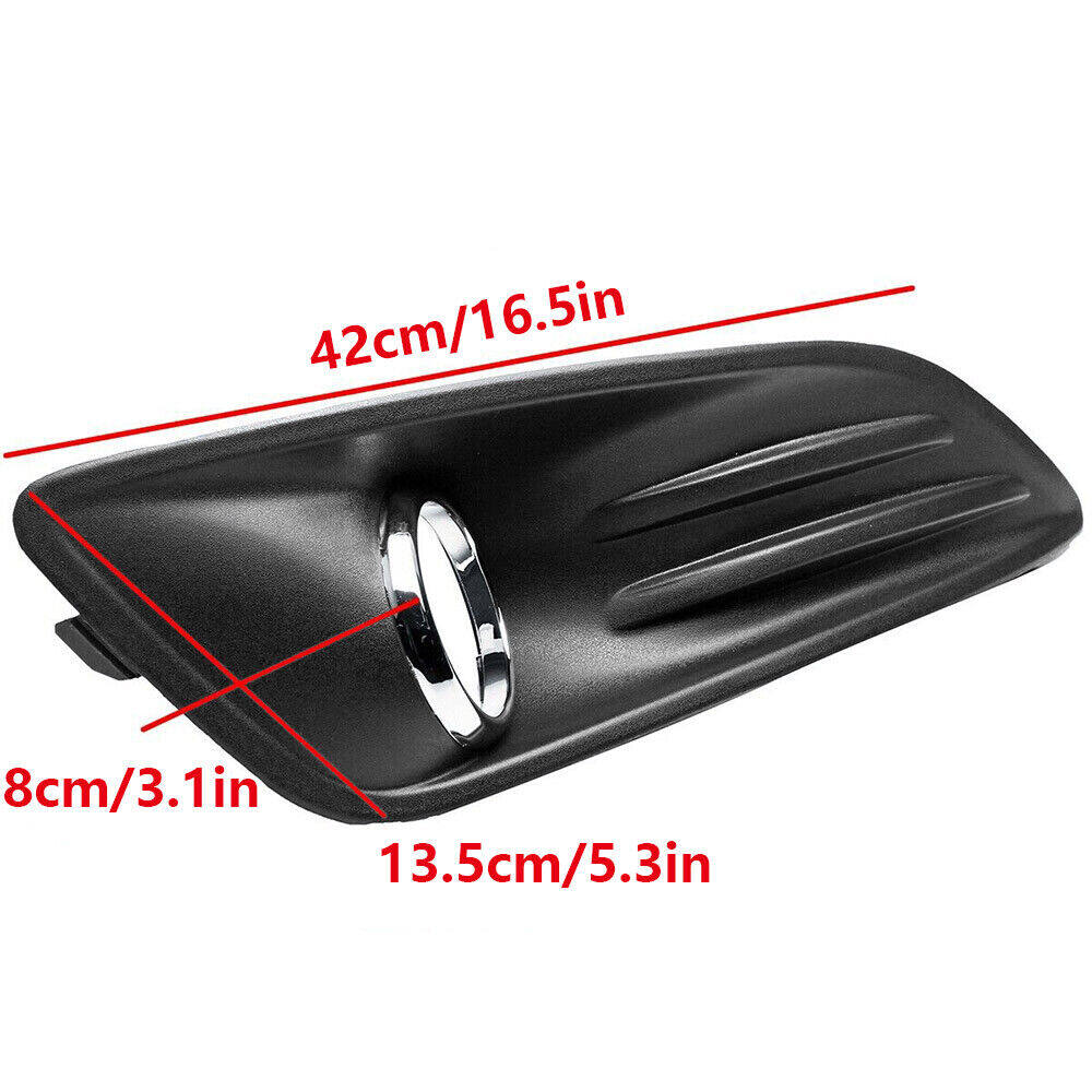 2x Främre stötfångare Dimljus Lampa Dekor Kåpa Ram För FORD FIESTA MK7 2013-2017