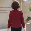 Women's Elegant Ribbon Long Sleeve Blouse