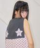 Syakili Polka Dot Sailor Sleeveless Dress (Pink)