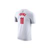 Nike NBA Brooklyn Nets Kyrie Irving S/S T-shirt White/Red Men Streetwear DV6859-105