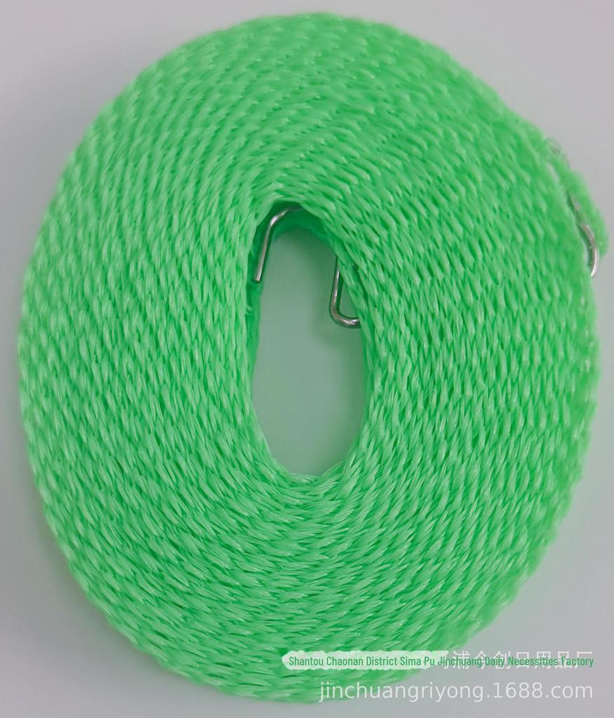 Colorful, Windproof, Non-Slip Portable Clothesline for Outdoor and Household Drying