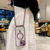 Magnetic Case For iPhone 17 16 14 13 12 11 Pro X XS Max 15 Plus Magsafe Transparent Plating Strap Crossbody Lanyard Neck Cover