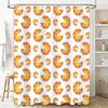 Orange Sliced Shower Curtain Modern Bathroom Decor for Kids Bathrooms Durable Fabric with Eyelet Top 72 X 84 Inches Free Shippin