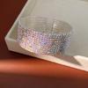 Exquisite Diamond-Inlaid Multi-Layer Elastic Bracelet: Elegant, Fashionable Hand Jewelry