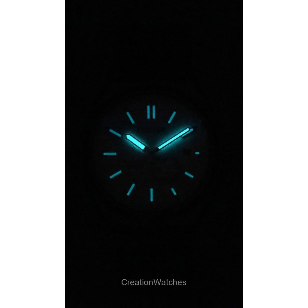 Citizen Zenshin Super Titanium Silver Dial Automatic NJ0180-80A 100M Men's Watch