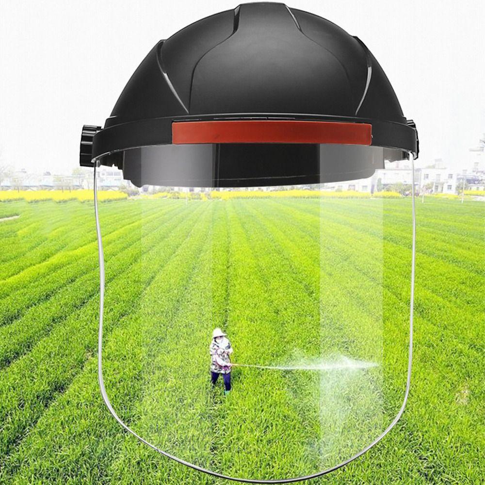 Anti Splash Protective Face Cover Transparent Welding Helmet Welder Face Shield  Landscaping