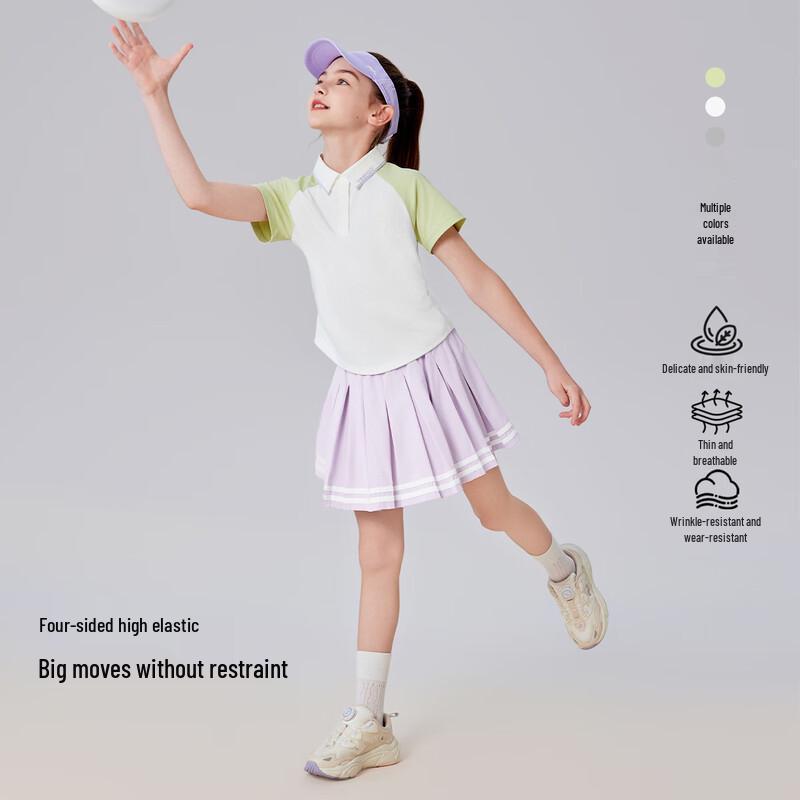 YEEHOO Girls  Quick-Dry Cool-Touch Polo T-Shirt 170