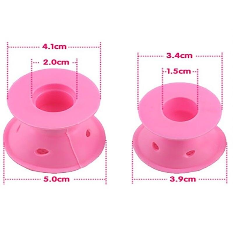 Curly Hair Products Silicone Curling Iron Hair Curler No Heat Soft Rubber Magic No Clip Hair Rollers Curlers DIY Styling Tools