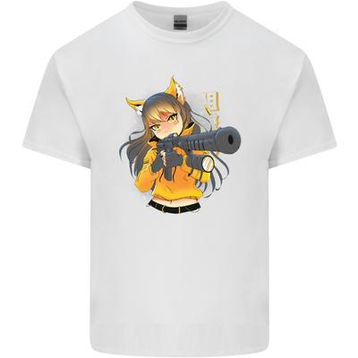 Anime Gun Girl Unisexs Light Cotton TShirt