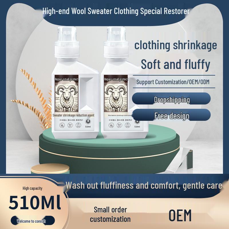 Woll-Schrumpfungs-Wiederhersteller & Weichspüler - Sanftes Waschmittel für Pullover, Kaschmir und Wollmäntel