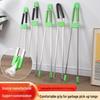 Stainless Steel Long-Handled Trash Grabber Tongs for Sanitation and Retrieval