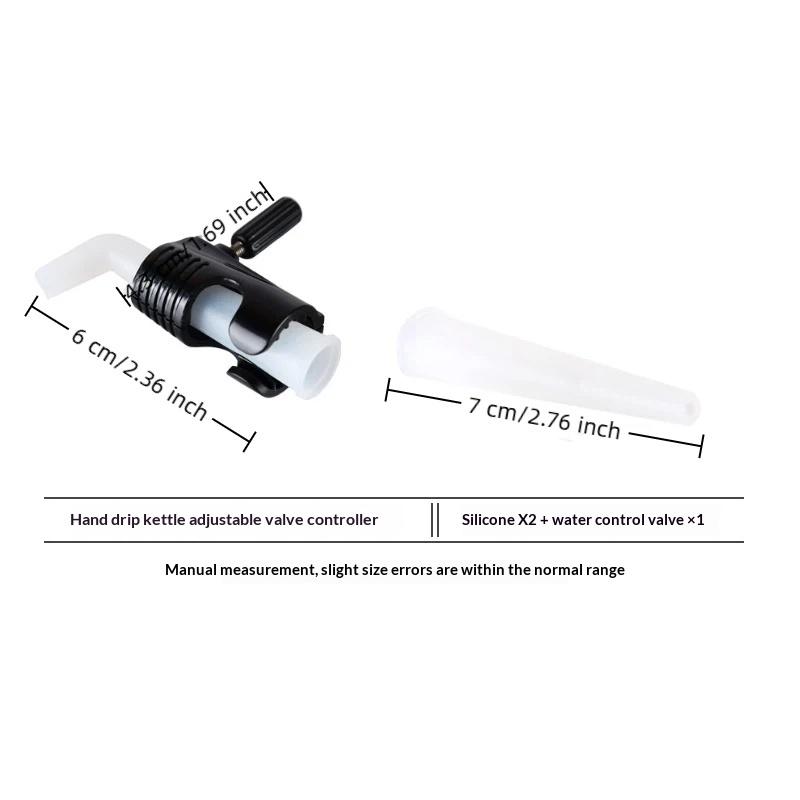 Coffee Tea Tools Pour Over Coffee Kettle Drip Spout Silicone Water Control Valve For Hand Brew Coffee