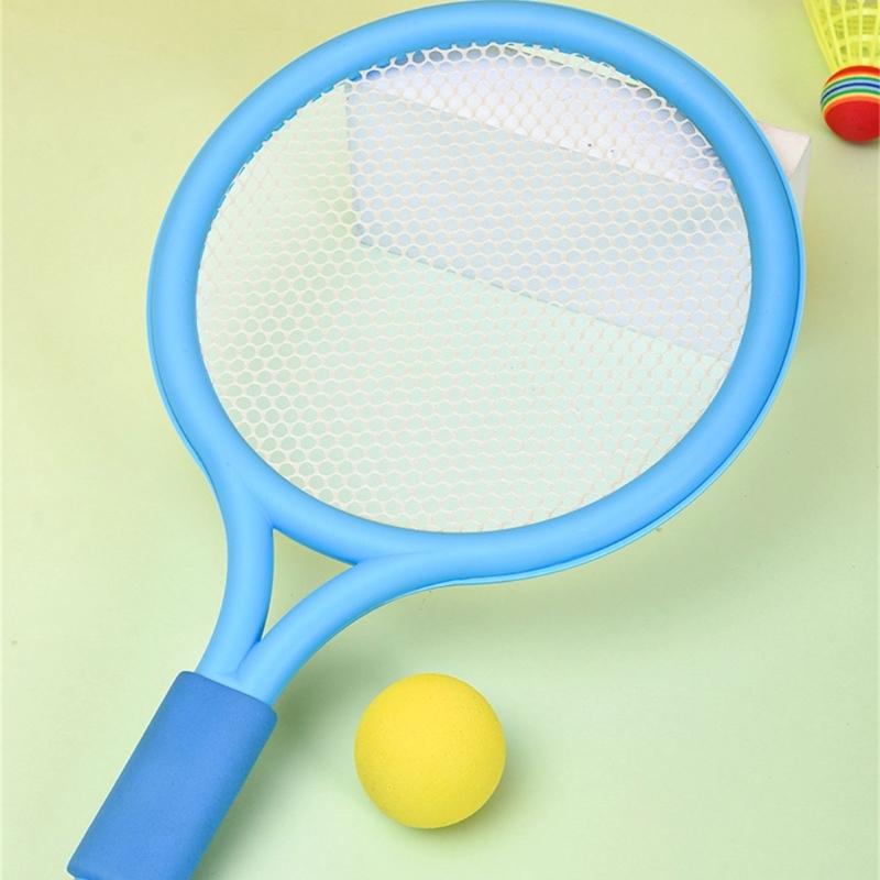 Children Tennis Racket Set Badminton Racket with Tennis and 2 Shuttlecocks for Kid Boy Girl Beach Game Outdoor Playing