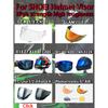 GLAMSTER Helmet Visor for SHOEI GLAMSTER Windproof Lens Face Shield Fog-Resistant Visière Anti-UV Sunscreen Visera Casco MotoSpeed Sensors 6