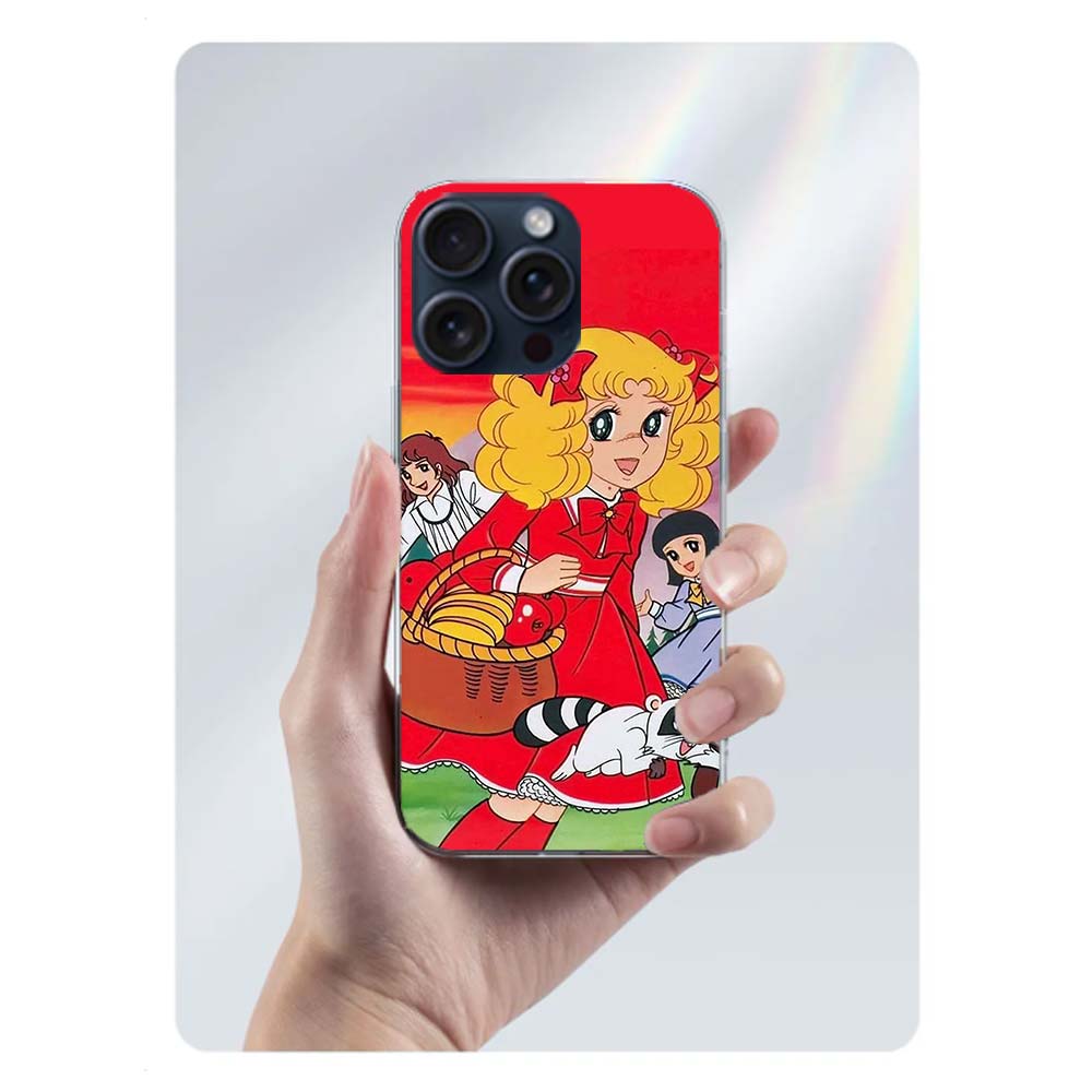 Anime Candy Candy Capa Phone Case For Iphone 17 Air 16 Pro Max 15 12 Pro 14 Plus 17E 16E 11 13 Mini Cover Cases Fundas Cell Clea