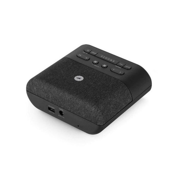 Radio-réveil compact spc frodi qi avec charge qi pour smartphones, entrée usb, double alarme et écran xl