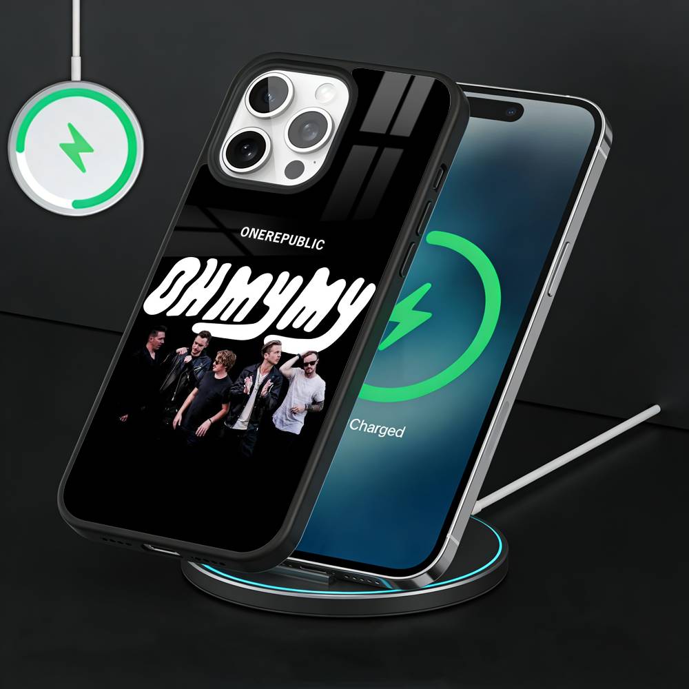 Band O-OneRepublic Phone Case For iPhone17,16,15,14,13 Plus,Pro Max Magnetic For Magsafe Wireless Charging
