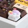 Colorful Kitten Claw Keycap for Mechanical Keyboards Resin Cartoon Claw Keycaps Heat Resistant and Comfortable Typing 1PC