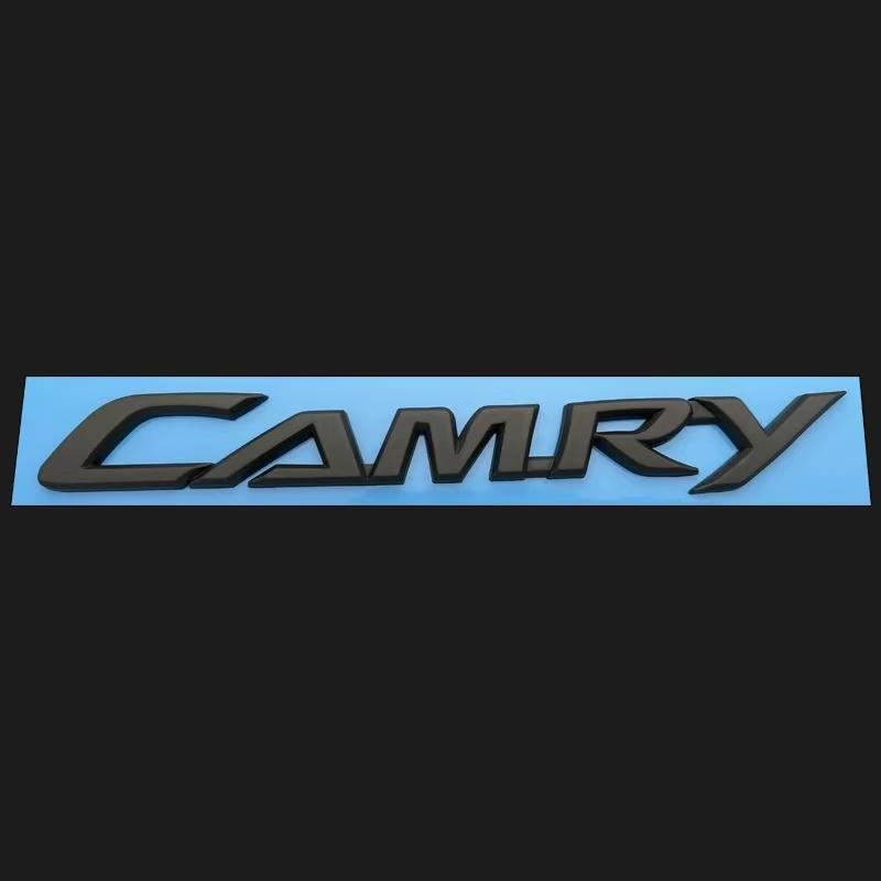 3D ABS high quality for Toyota Camry car Letter front Emblem Rear tail trunk Decals badge sticker Decal styling car Accessories