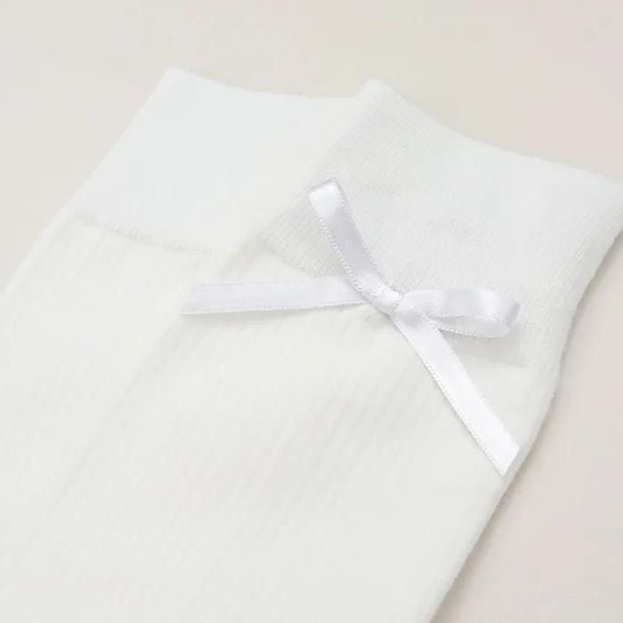 RIBBON POINT SOCKS WHITE