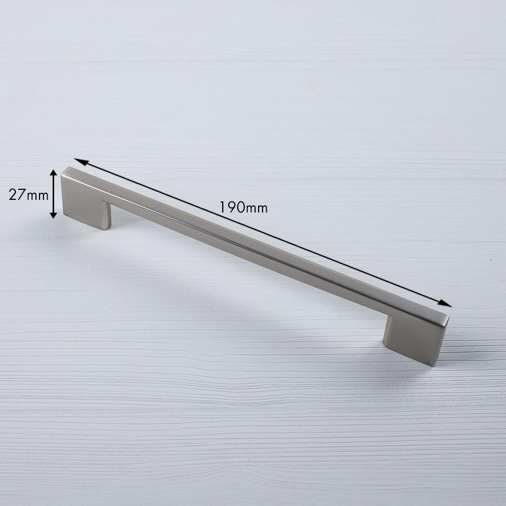 Ferro Fiori Zamak Bracket Handle Pulls for Kitchen and Cabinet, Aluminium, Nickel, Chrome Cabinet and Drawer Pulls