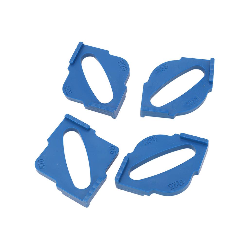 4Pcs Radius Jig Router Template R5 R10 R15 R20 R25 R30 R35 R40 Rounded Corner Radius Routing