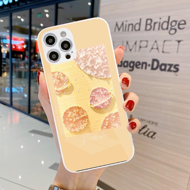 Husă de Telefon Pictură Artă 3D Pentru IPhone 14 13 12 11 Pro Max X XR XS 8 7 Plus Husă Colorată din Sticlă Lichidă