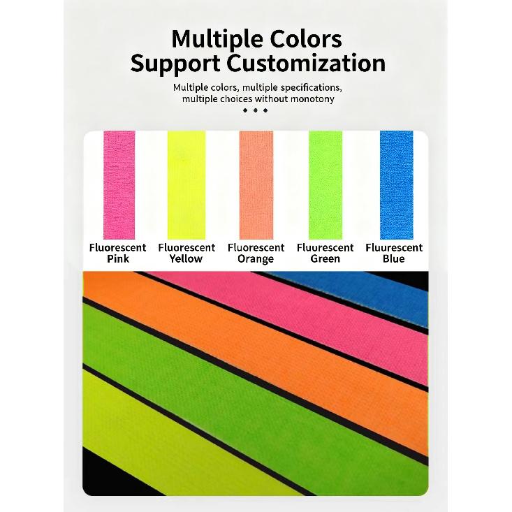 6 Colors Neon Gaffer Cloth Tape Set Fluorescent Rainbow UV Blacklight Tape for UV Parties And EventsPinstriping Tape 3