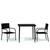 VidaXL 3-Piece Garden Dining Set Outdoor Dining Furniture Table and Dining Chairs Patio Furniture 3099589