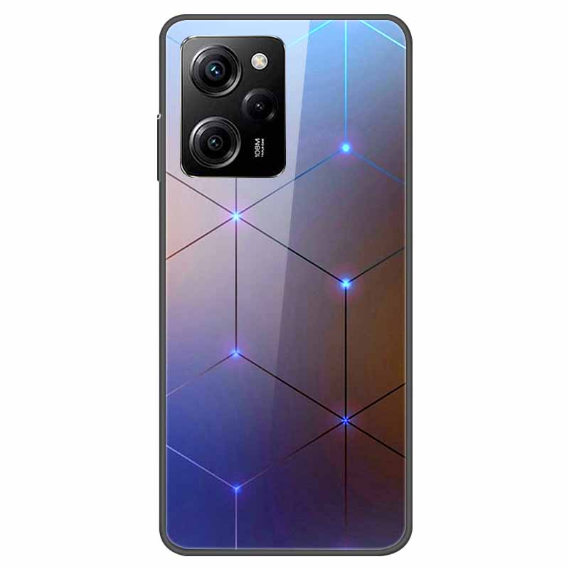 Tempered Glass Case for Xiaomi Poco X5 Pro / PocoX5 Cover Hard Shockproof Cases for Xiaomi Poco X5 5G 6.67'' Funda Coque Case