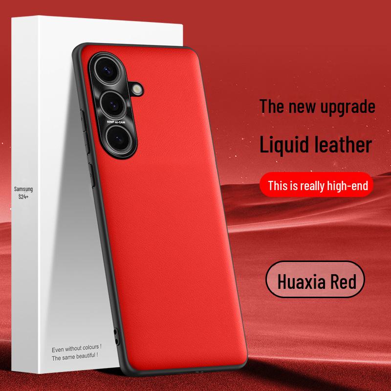 

Защитный чехол из жидкой кожи для Samsung S24+ с защитой от падений и загрязнения. Возможна поставка поштучно. Samsung S24+