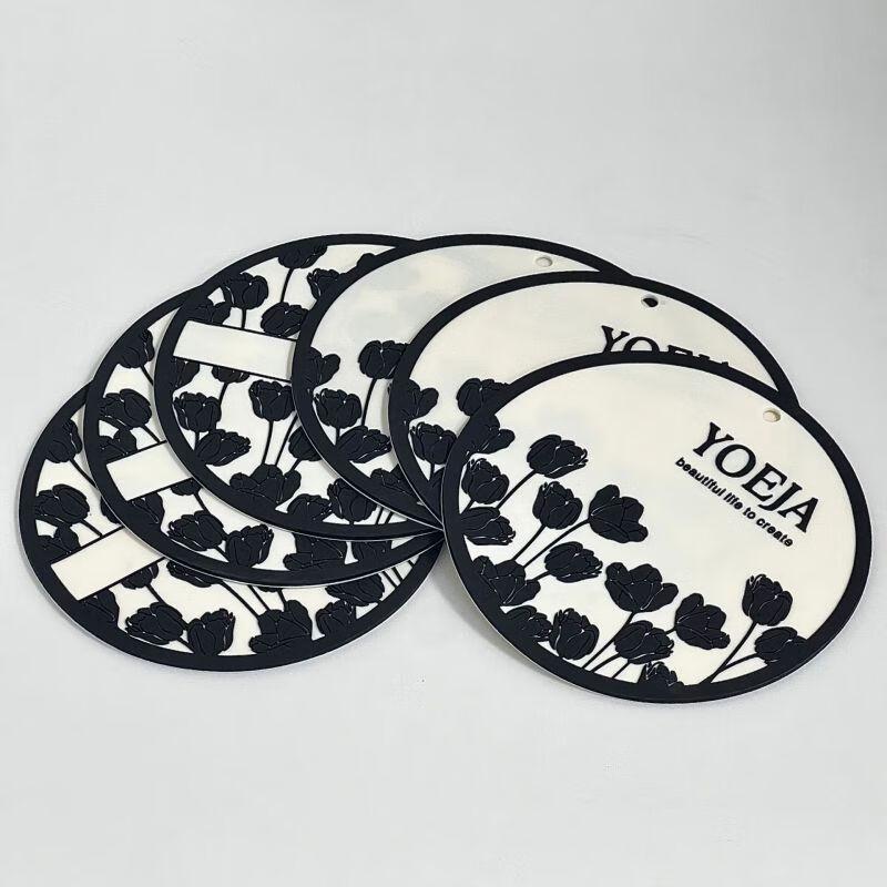 Qianxing Silicone Placemat Set with Tulip Pot Mats